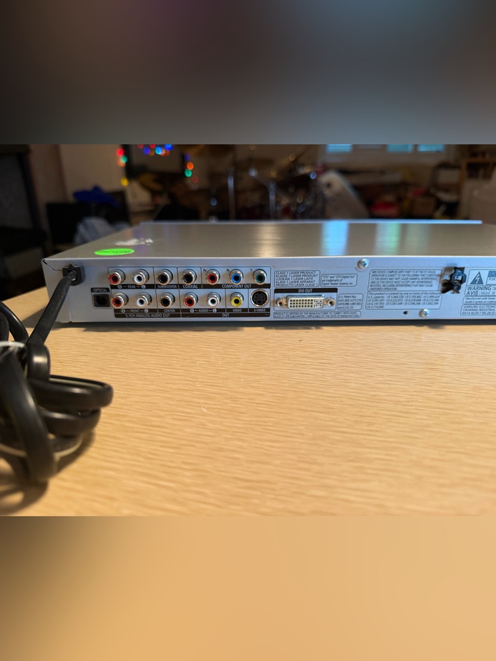 Samsung DVD-HD841 DVD Player Silver RCA/Component/S-Video Works Great Rare! - Picture 11 of 12